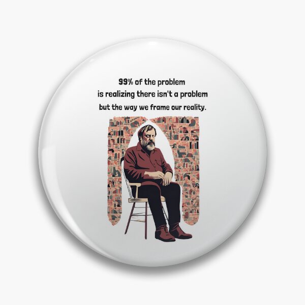 Item preview, Funny Wisdom of Slavoj Zizek Wise Words Deep ThinkingHumor designed and sold by FociCreate.