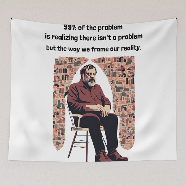Item preview, Funny Wisdom of Slavoj Zizek Wise Words Deep ThinkingHumor designed and sold by FociCreate.