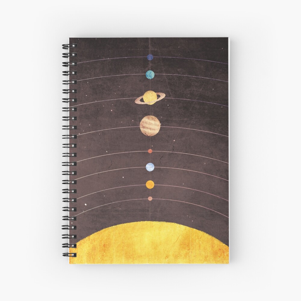 Solar System Spiral Notebook