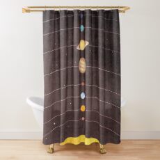 Solar System Shower Curtain