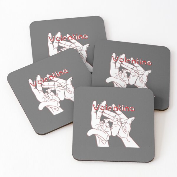 Item preview, Mother Mom holding baby feet in hands name Valentina designed and sold by 4rpixs.