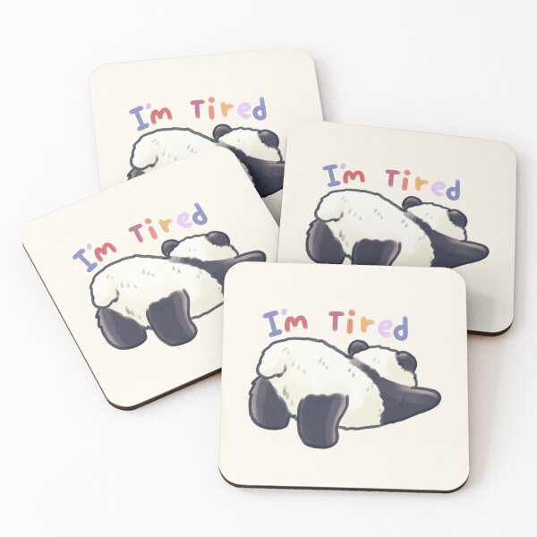 Item preview, I'm tired panda designed and sold by Artofmayara.