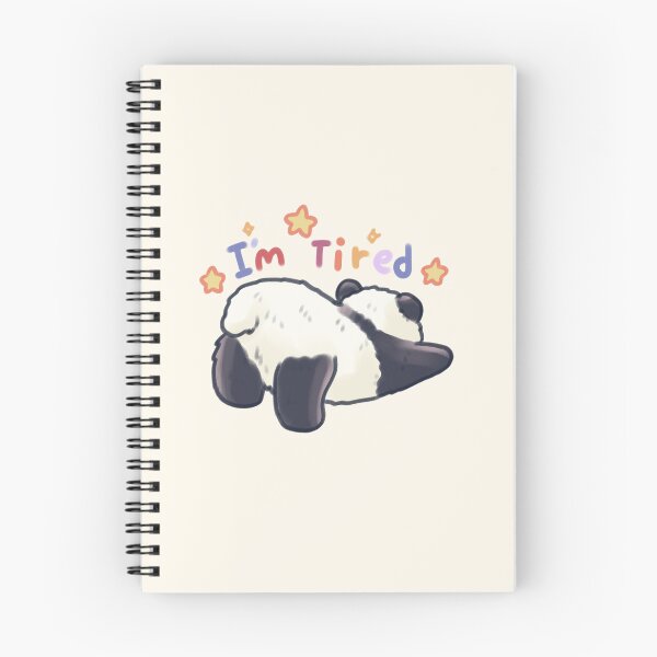 Item preview, I'm tired panda bear designed and sold by Artofmayara.