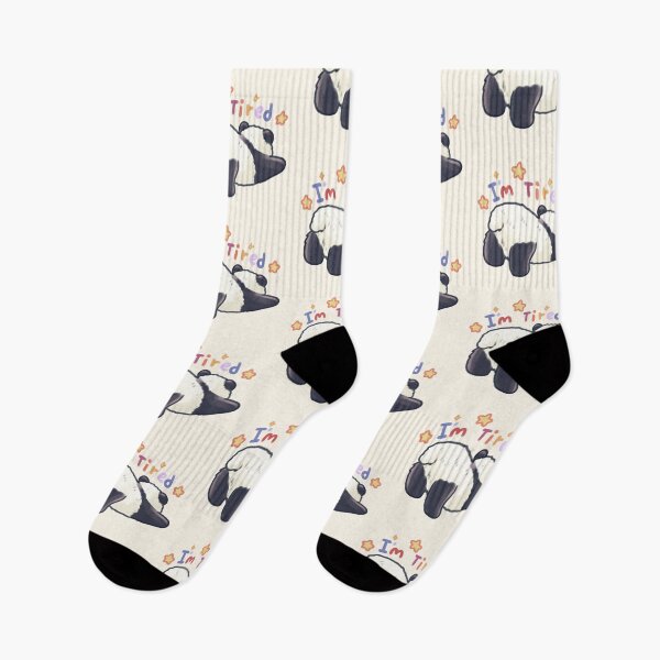 Item preview, I'm tired panda bear designed and sold by Artofmayara.