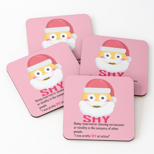 Item preview, Shy Santa – Bashful Holiday Tee designed and sold by rami cohen.