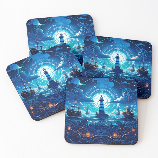 Item preview, Harbor of the Cosmic Seas designed and sold by BoyFriendAI.