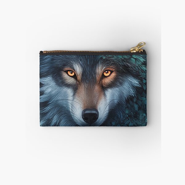 Item preview, A mystical wolf emerging from a dense magical forest designed and sold by JurekWoyArt.