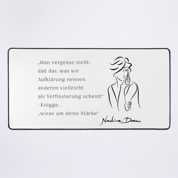 Item preview, Nadine Dorau _ Etiquette saying | Quote - 07 "BLACK SERIES" designed and sold by Nadine Dorau.