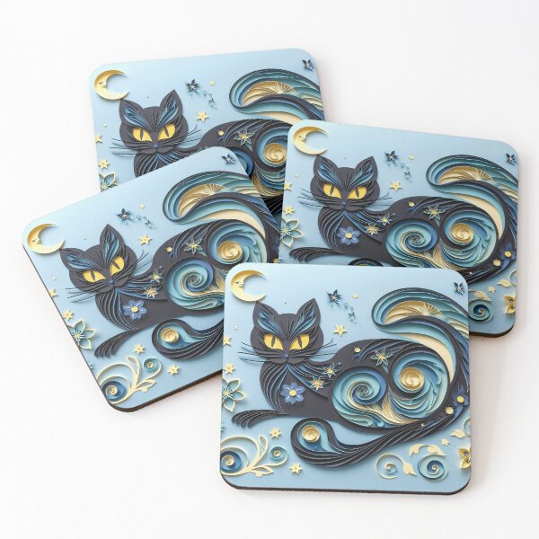 Item preview, Mystical Midnight Cat designed and sold by zoughlal.