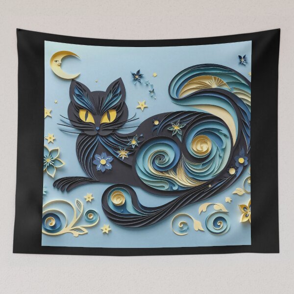 Item preview, Mystical Midnight Cat designed and sold by zoughlal.