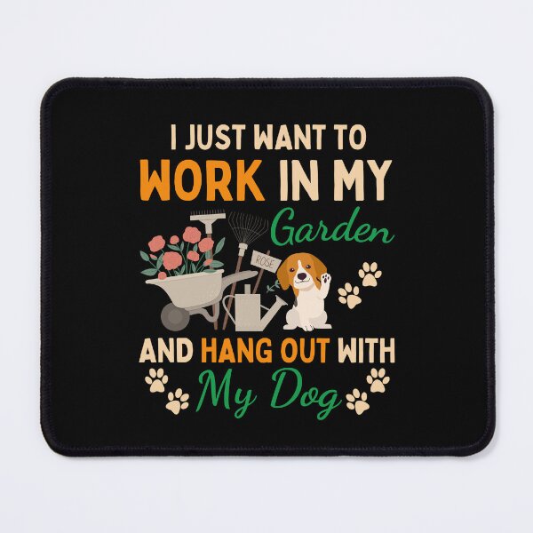 Item preview, I Just Want To Work In My Garden And Hang Out With My Dogs designed and sold by thebest-2studio.