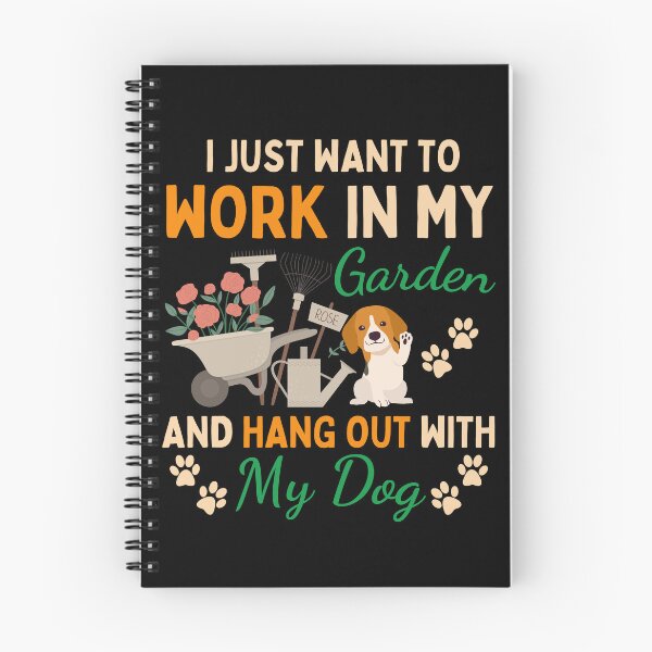 Item preview, I Just Want To Work In My Garden And Hang Out With My Dogs designed and sold by thebest-2studio.