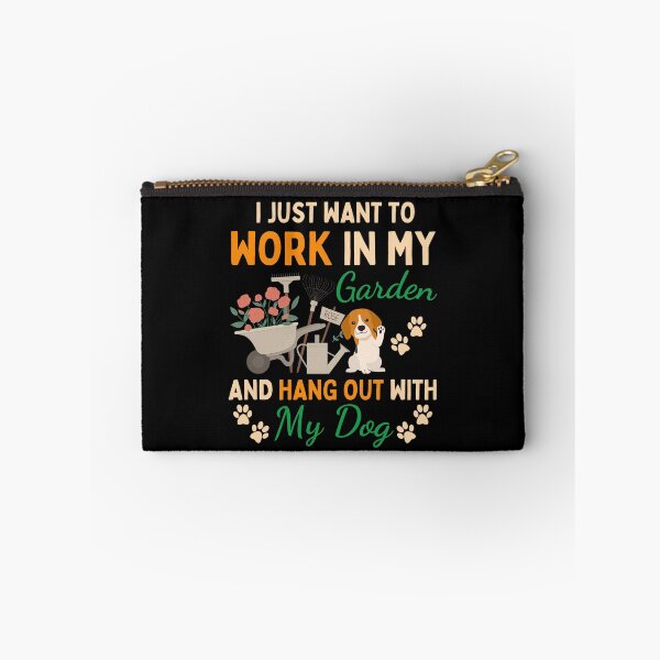 Item preview, I Just Want To Work In My Garden And Hang Out With My Dogs designed and sold by thebest-2studio.