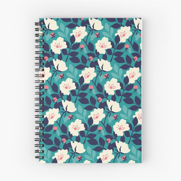 Item preview, Roses and rose hips – minimalist pattern designed and sold by Melanie Penndorf.