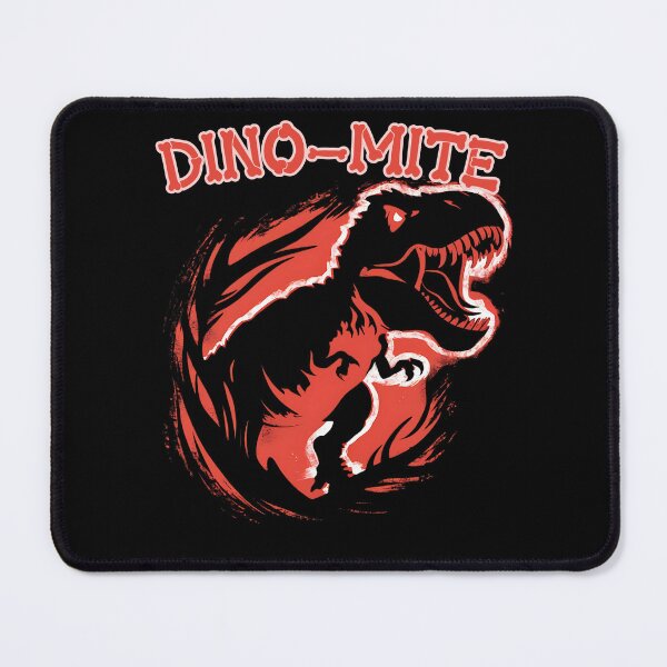 Item preview, DINO-MITE cool retro style dinosaur lover design designed and sold by Jt41.