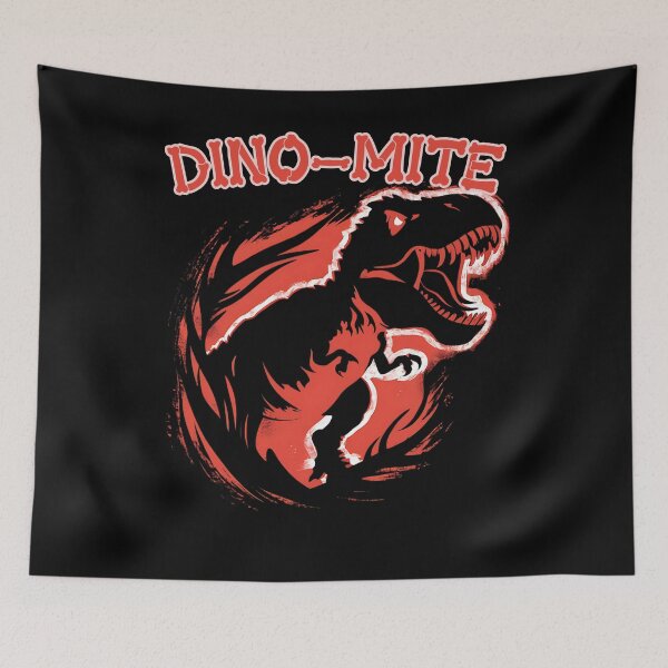 Item preview, DINO-MITE cool retro style dinosaur lover design designed and sold by Jt41.
