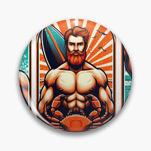 Item preview, Ginger Sunray Surfer designed and sold by SaltySpraySurf.
