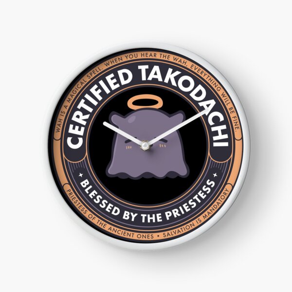 Ina'nis Certified Takodachi Clock