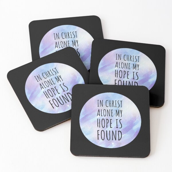 Item preview, In Christ Alone My Hope is Found,Bible Verse ,Christian Gospel Quotes, Inspirational  Christian Woman Design designed and sold by mattlee20.