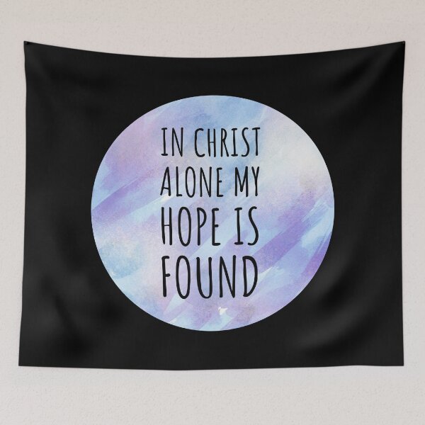 Item preview, In Christ Alone My Hope is Found,Bible Verse ,Christian Gospel Quotes, Inspirational  Christian Woman Design designed and sold by mattlee20.