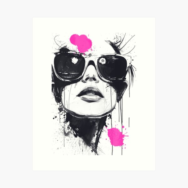 Item preview, Woman with Sunglasses designed and sold by FPortraits.