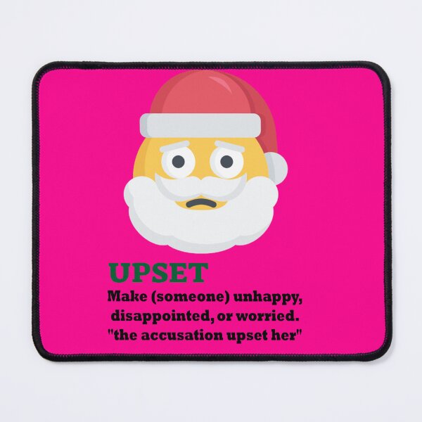 Item preview, Upset Santa – Grumpy Holiday Tee designed and sold by rami cohen.