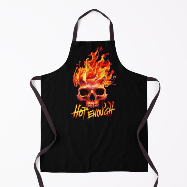 Item preview, Fiery Skull 'Hot Enough' Graphic Design designed and sold by VikArtStudio.