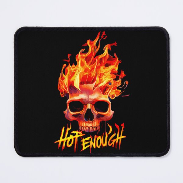 Item preview, Fiery Skull 'Hot Enough' Graphic Design designed and sold by VikArtStudio.