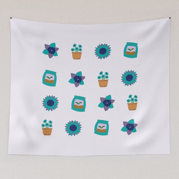 Item preview, A Spring Garden - Turquoise and Violet Journaling Set designed and sold by Andreria.