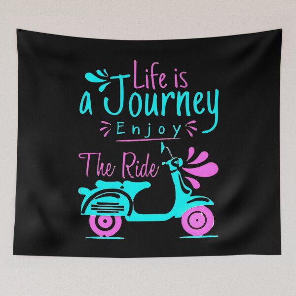 Item preview, LIFE IS A JOURNEY ENJOY THE RIDE  designed and sold by GrowDrak.