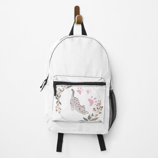 Item preview, Cat and flower designed and sold by Sara Raad.