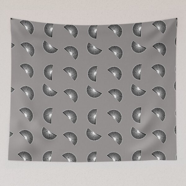 Item preview, pattern with fans designed and sold by ZorianArt.