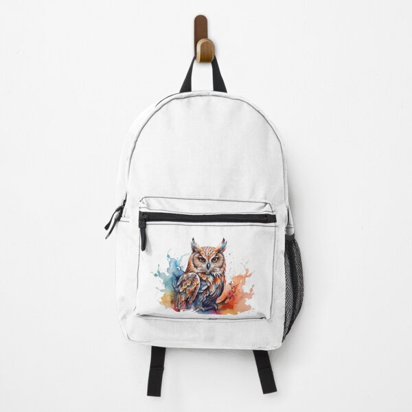 Artikelvorschau, Eine Eule als digitales Aquarell entworfen und verkauft von Rose Design & Photos.