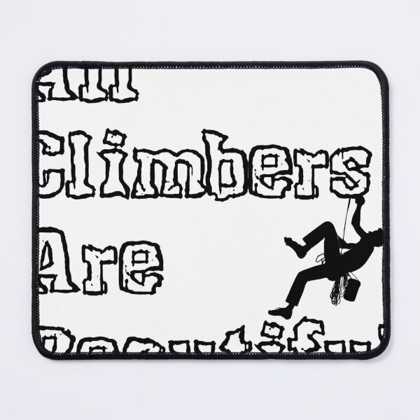 Item preview, All Climbers Are Beautiful male black designed and sold by Hans-Rollschuh.