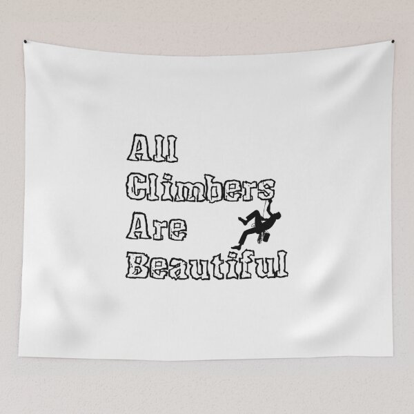 Item preview, All Climbers Are Beautiful male black designed and sold by Hans-Rollschuh.