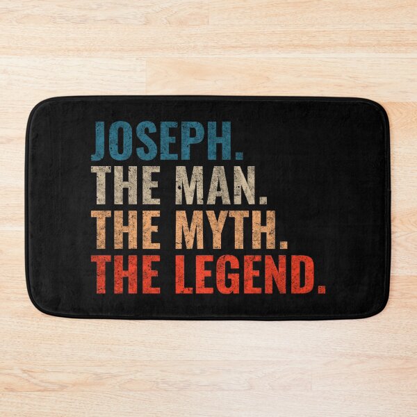 Item preview, Joseph The Man The Myth The legend Joseph Name Retro 70s distress designed and sold by Teelogic.