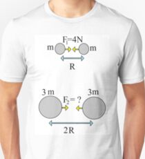 Solve Physics Problem Defined by Visual Scheme Unisex T-Shirt