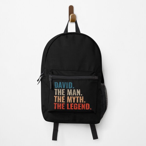 Item preview, David The Man The Myth The legend David Name Retro 70s distress designed and sold by Teelogic.