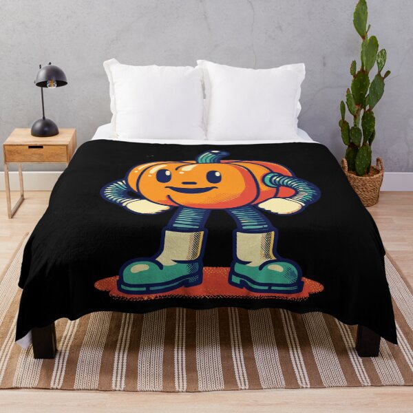 Item preview, Retro Cartoon Pumpkin Vintage Halloween Style designed and sold by LuminOrb.