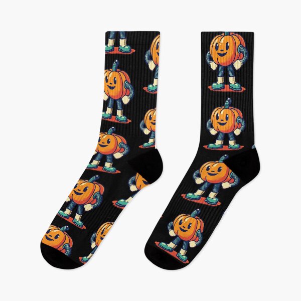 Item preview, Retro Cartoon Pumpkin Vintage Halloween Style designed and sold by LuminOrb.