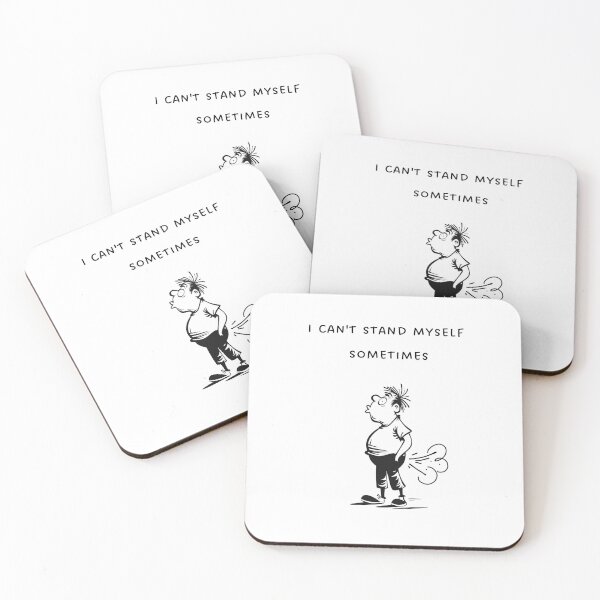 Item preview, I can't stand myself sometimes, comic figure, cartoon funny graphics, fart designed and sold by silent-violin.