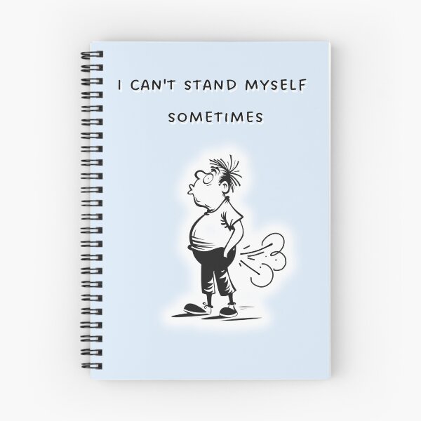 Item preview, I can't stand myself sometimes, comic figure, cartoon funny graphics, fart designed and sold by silent-violin.