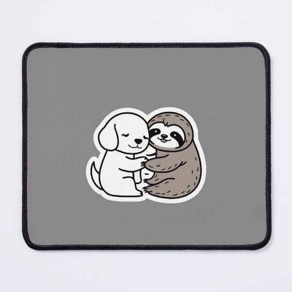 Item preview, Cute Sloth and Dog Friendship for Pug Lover designed and sold by Laugh-Lines.