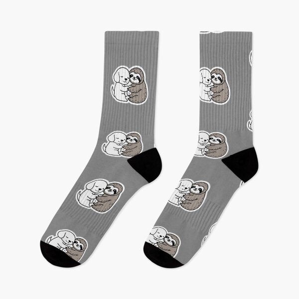 Item preview, Cute Sloth and Dog Friendship for Pug Lover designed and sold by Laugh-Lines.