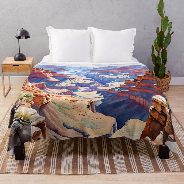 The Grand Canyon, Arizona, United States Throw Blanket