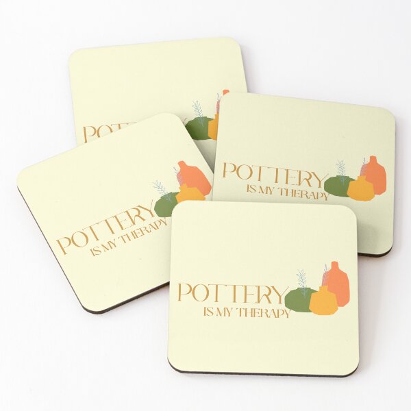 Item preview, Pottery is my Therapy - Pottery design designed and sold by TTeamDesigns.
