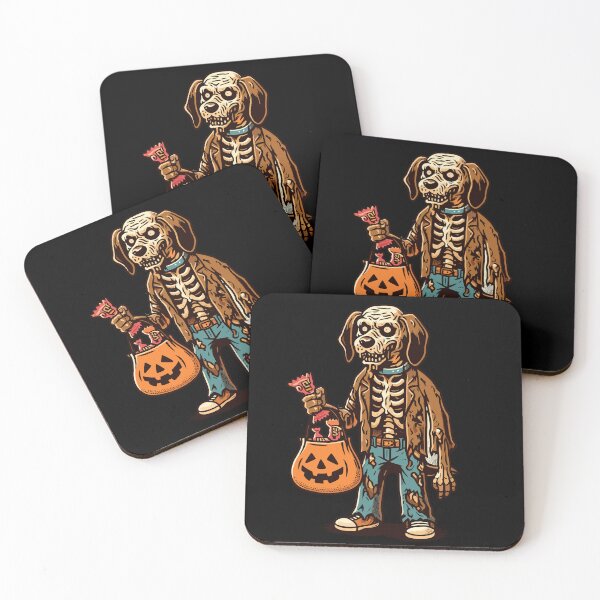 Item preview, Undead Zombie Dog Trick Or Treat Halloween designed and sold by LuminOrb.