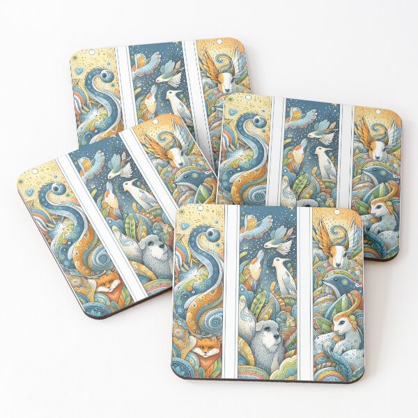Item preview, whimsical wild life designed and sold by aliraweb.