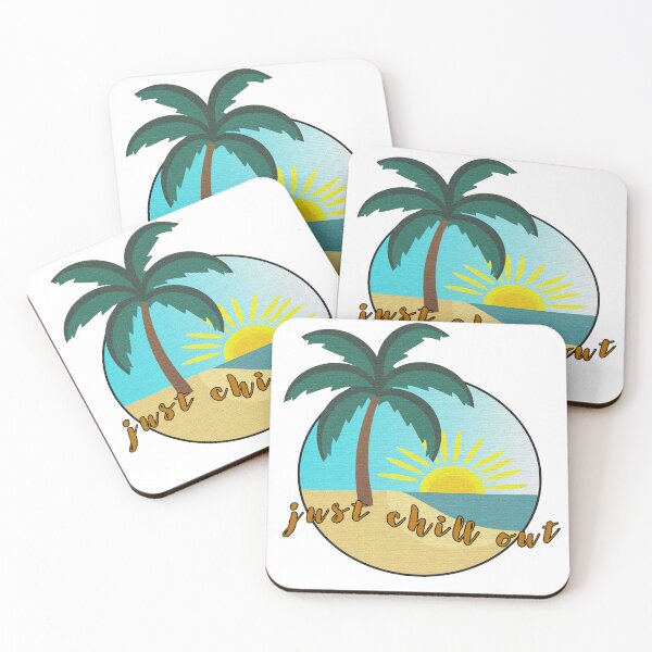 Item preview, Just Chill Out: Serene Beach Escape designed and sold by Goopis.