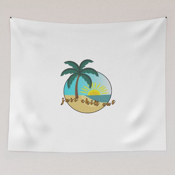 Item preview, Just Chill Out: Serene Beach Escape designed and sold by Goopis.